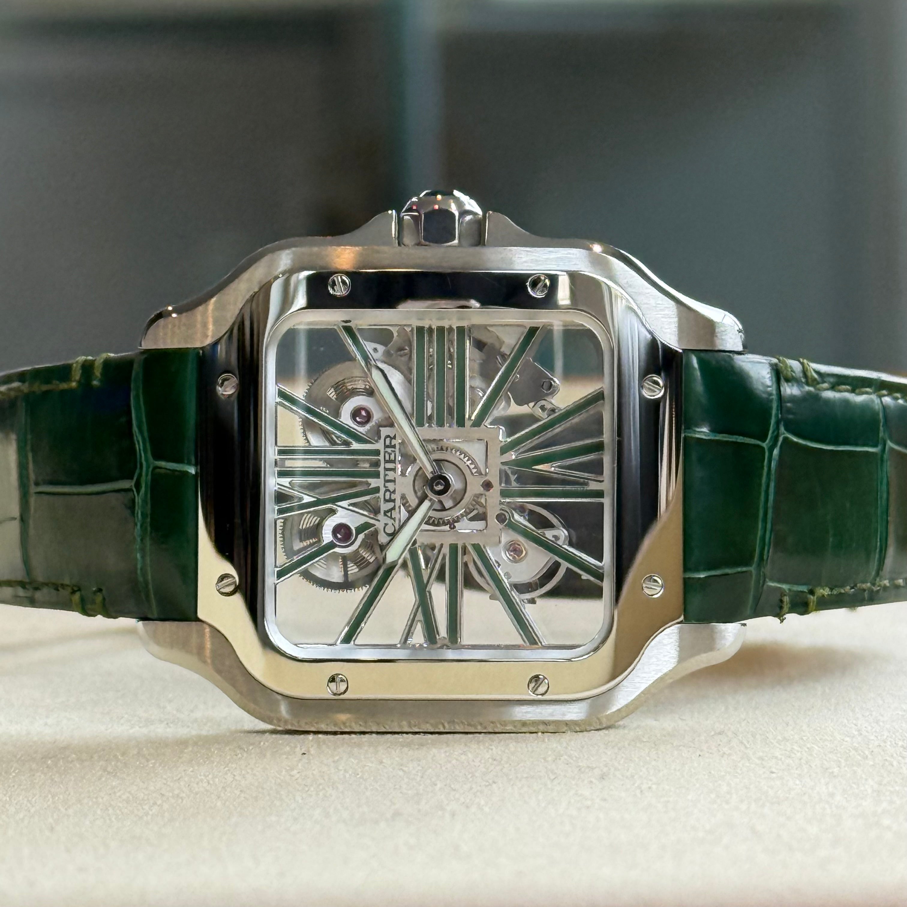 Cartier Santos de Cartier Large Skeleton Dial WHSA0028