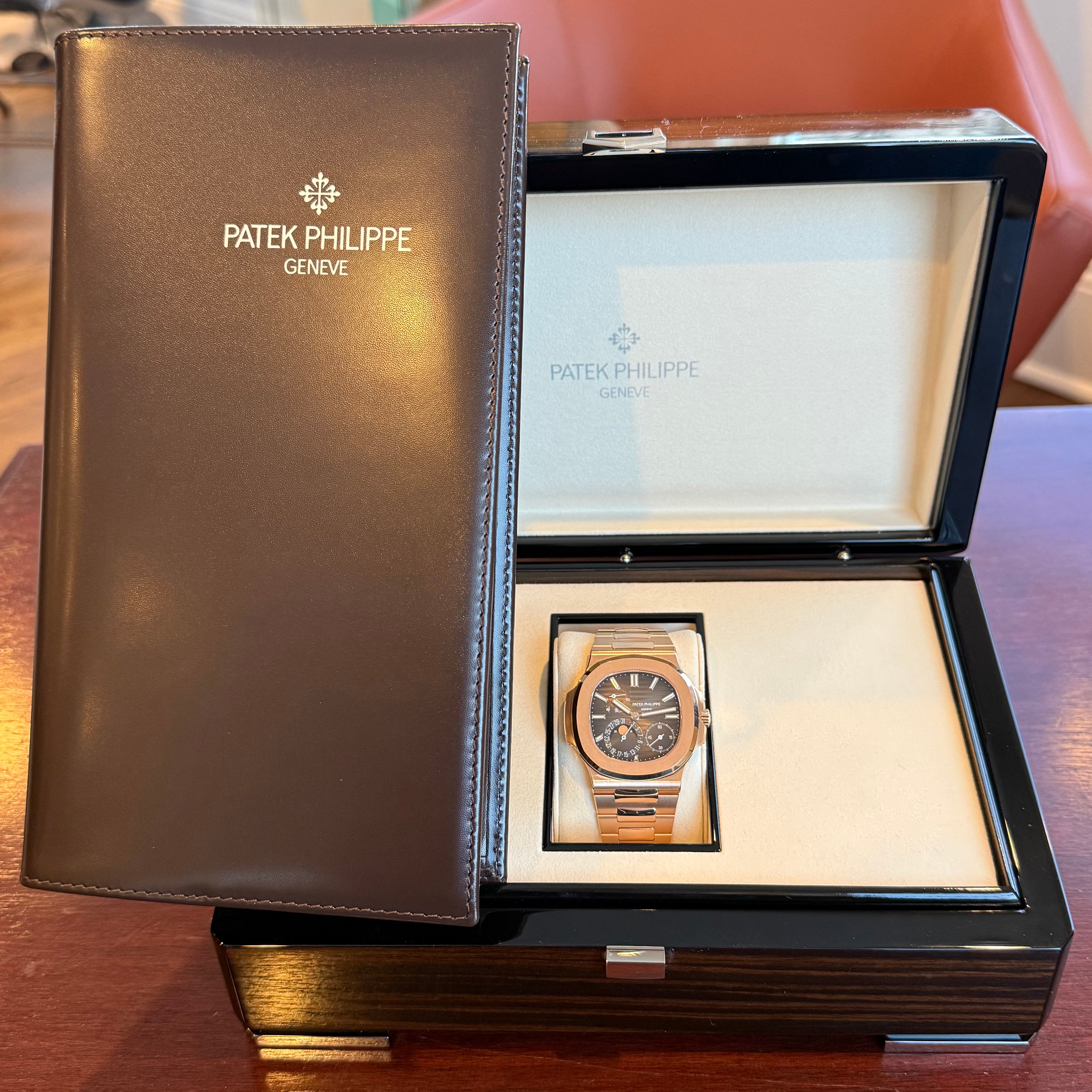 Patek Philippe Nautilus - Moon Phases Brown Dial 5712/1R-001