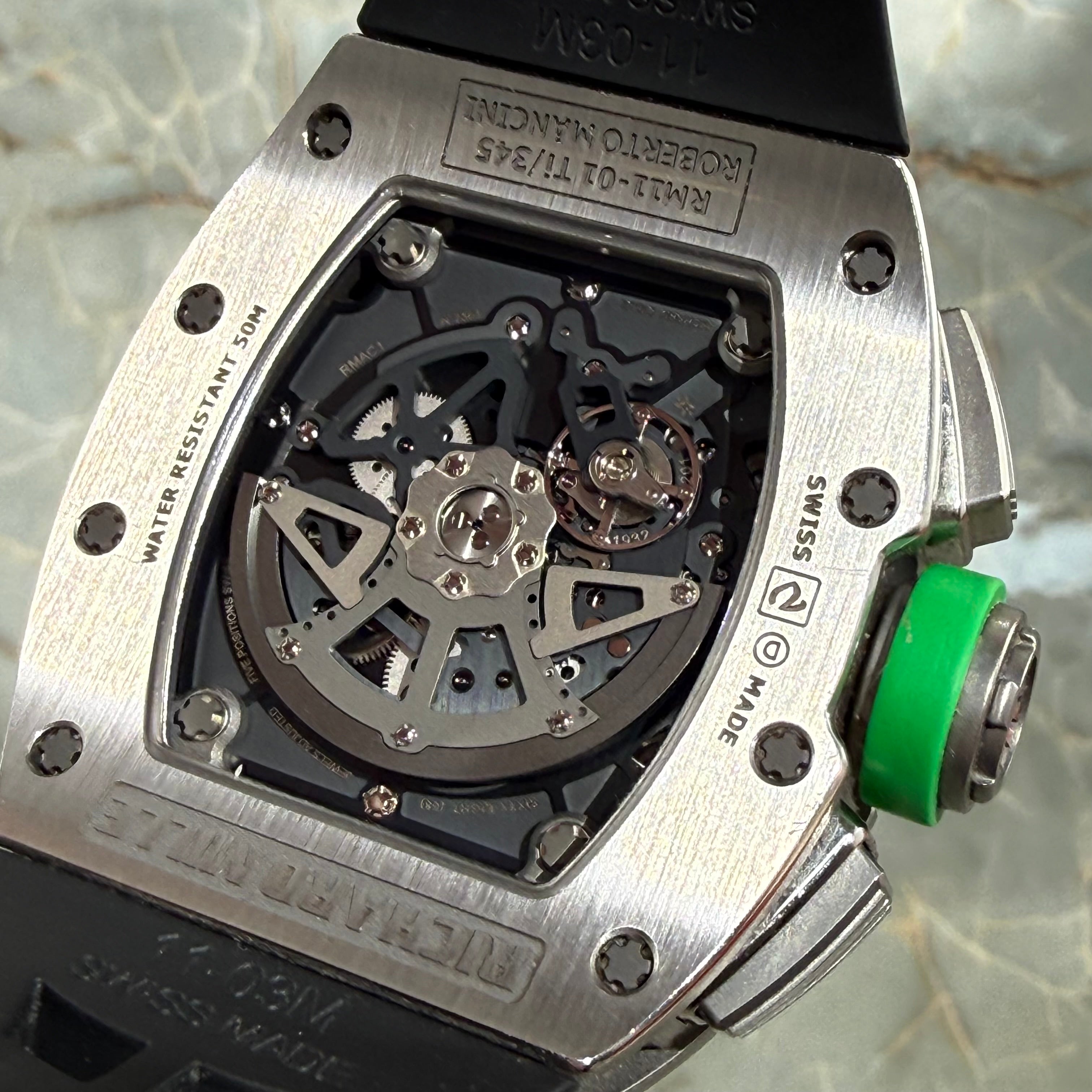 Richard Mille RM 11 Mancini Skeletonized Dial RM 11 Mancini
