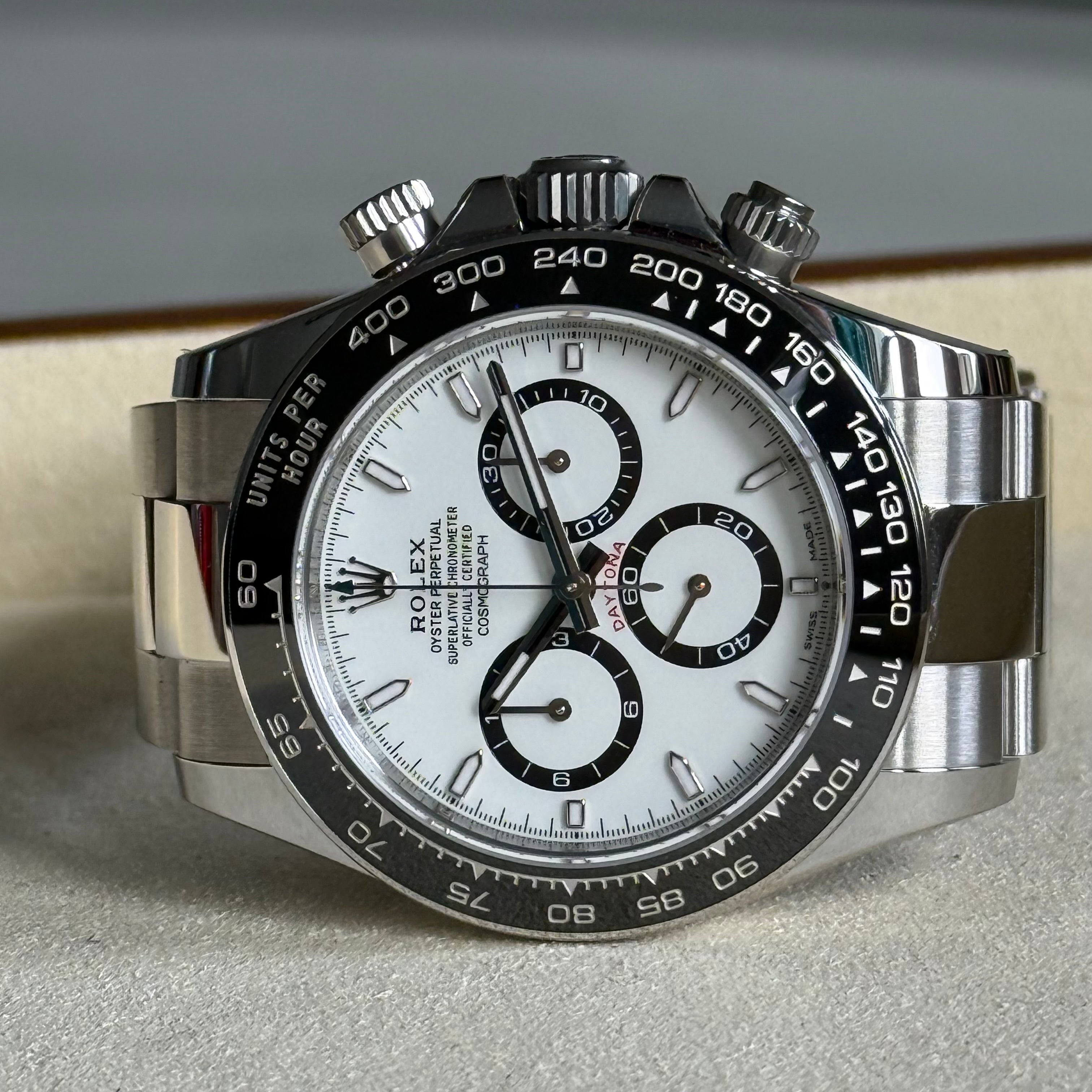 Rolex Daytona White Index Dial 126500ln