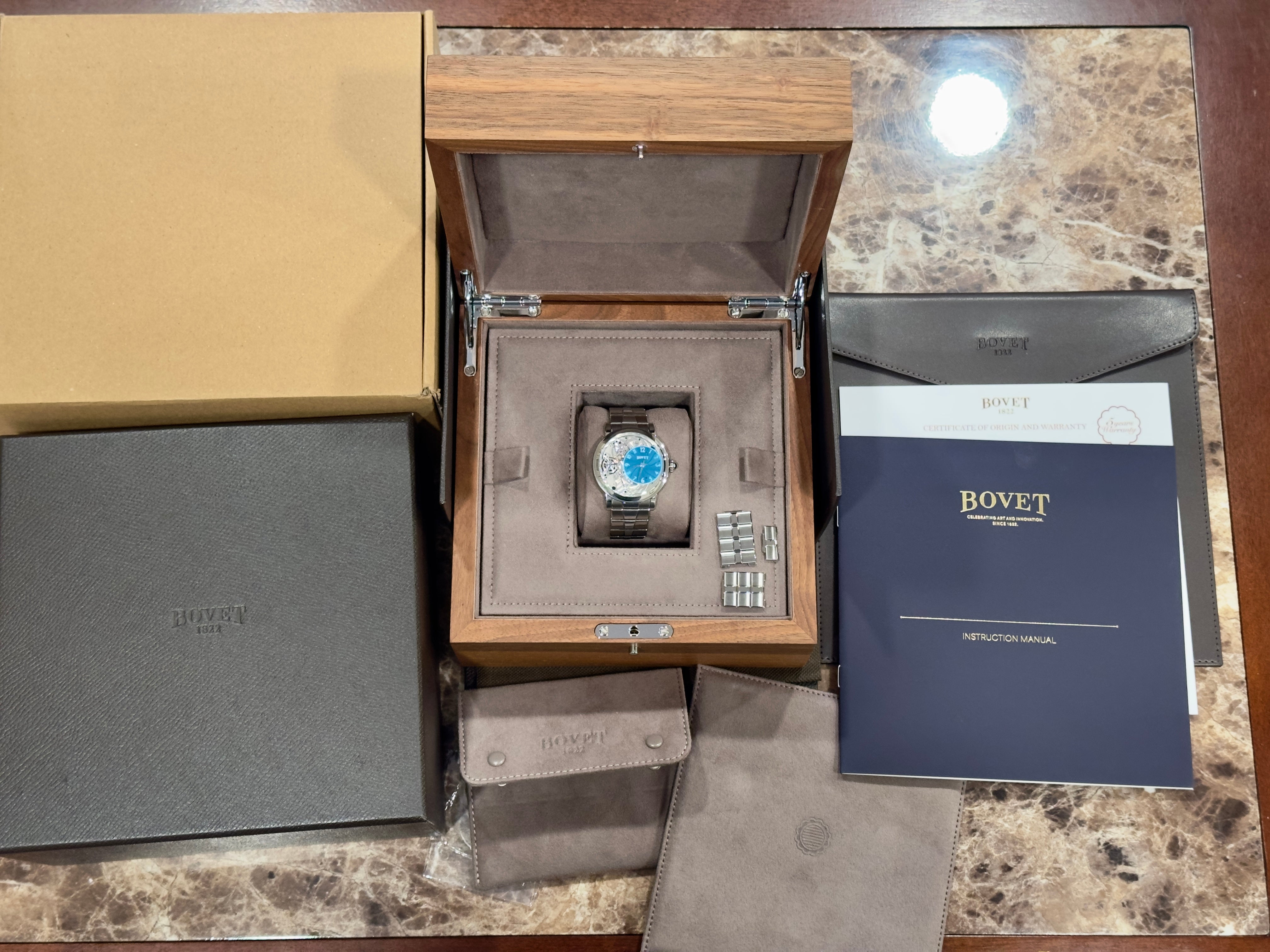 Bovet The Récital 12 Blue Arabic Numerals Dial R12C2-0004
