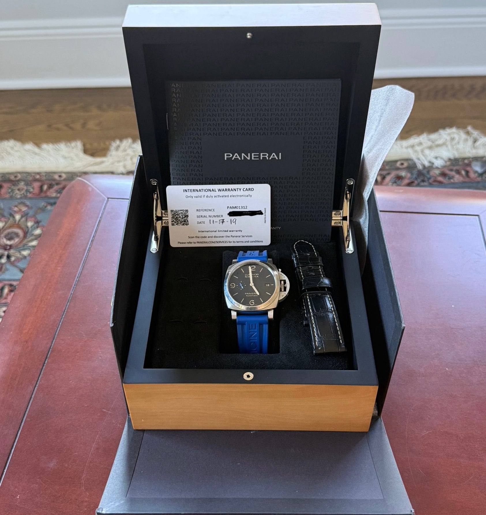 Panerai Luminor Marina 1950 3 Days Automatic Black Dial PAM01312