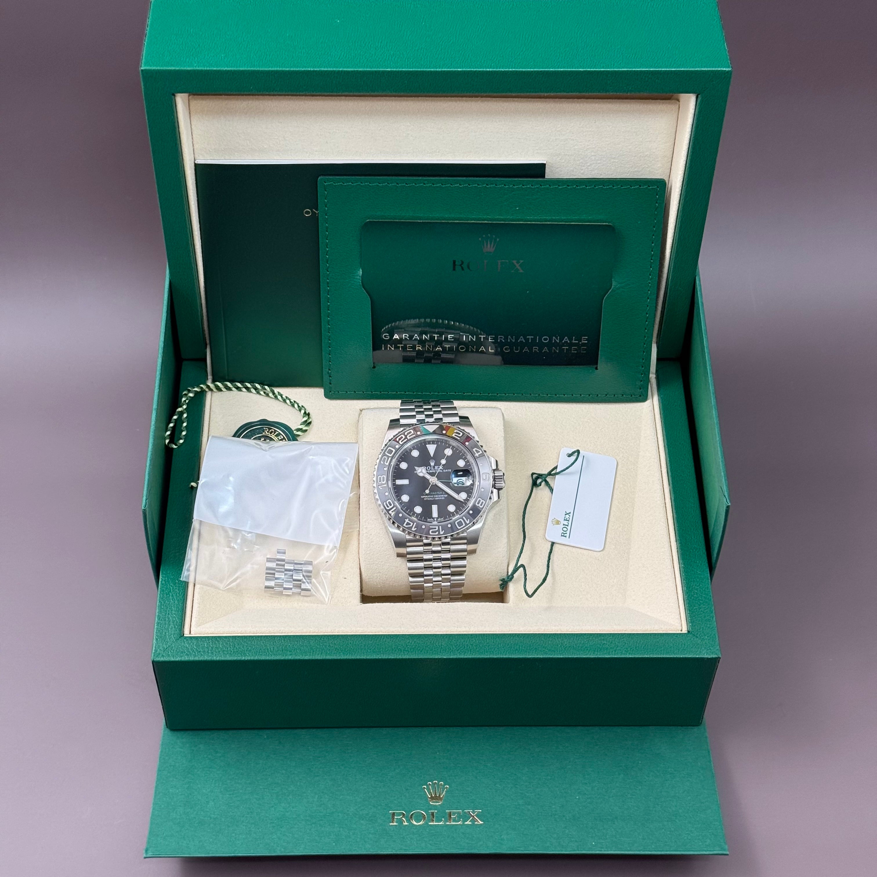 Rolex GMT-Master II Bruce Wayne Black Dial 126710GRNR