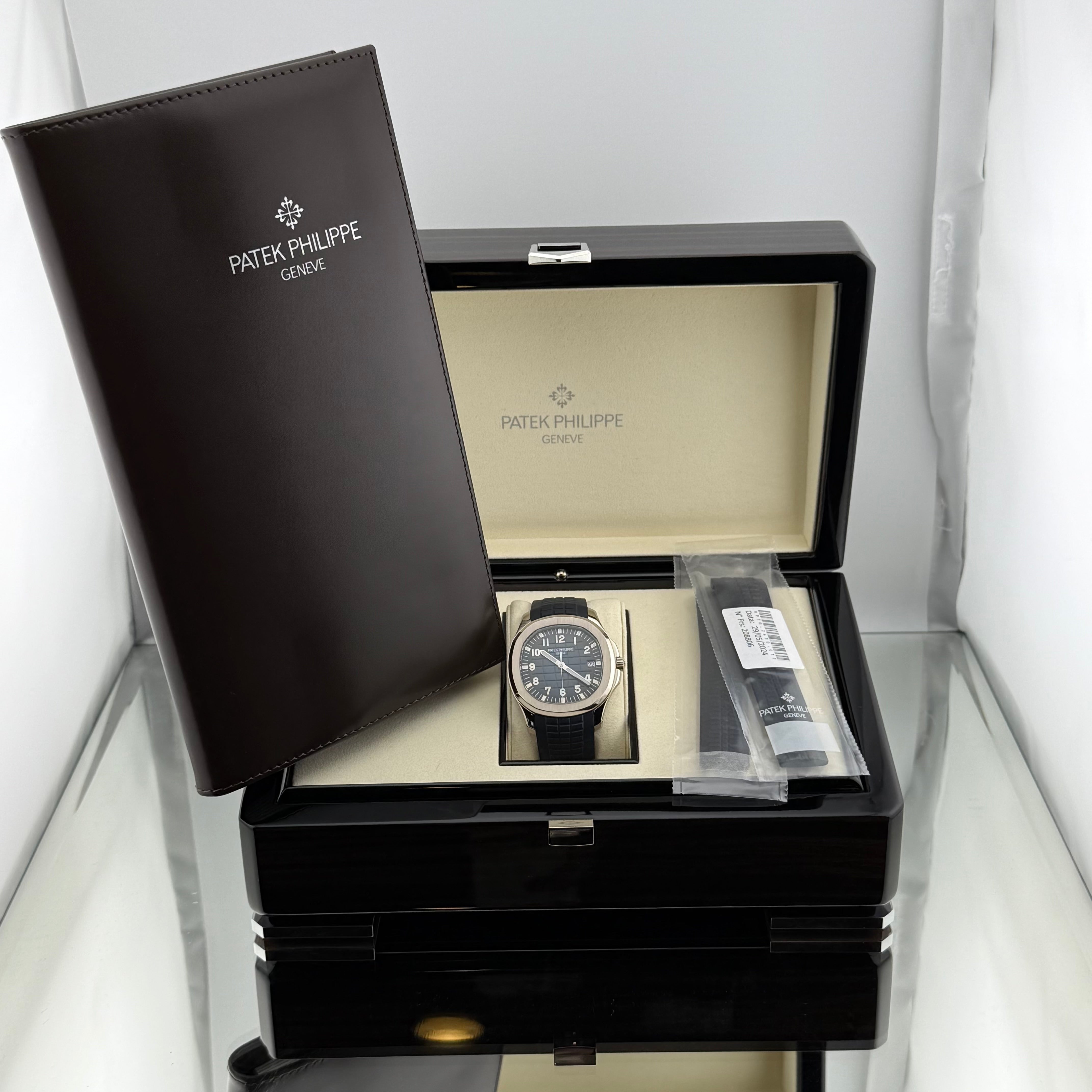 Patek Philippe Aquanaut Night Blue Embossed Dial 5168G-001