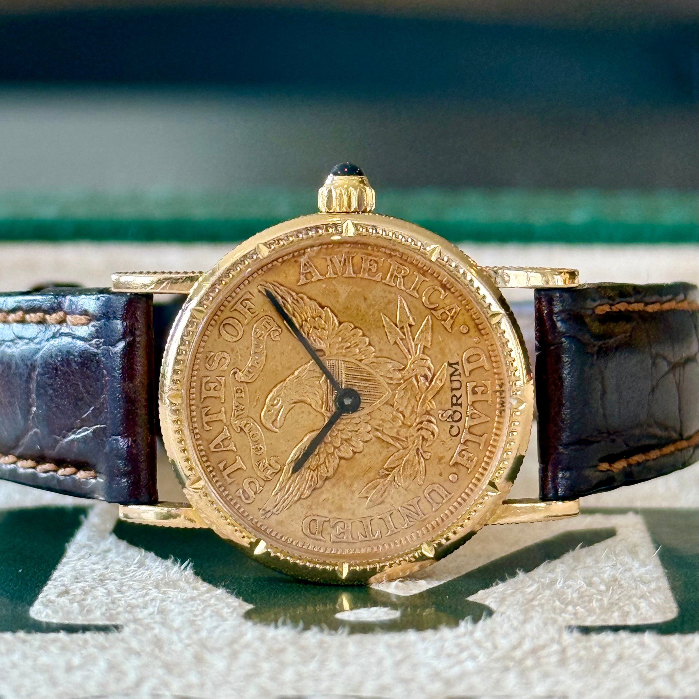 Corum Coin Watch Gold Dial Corum Coin
