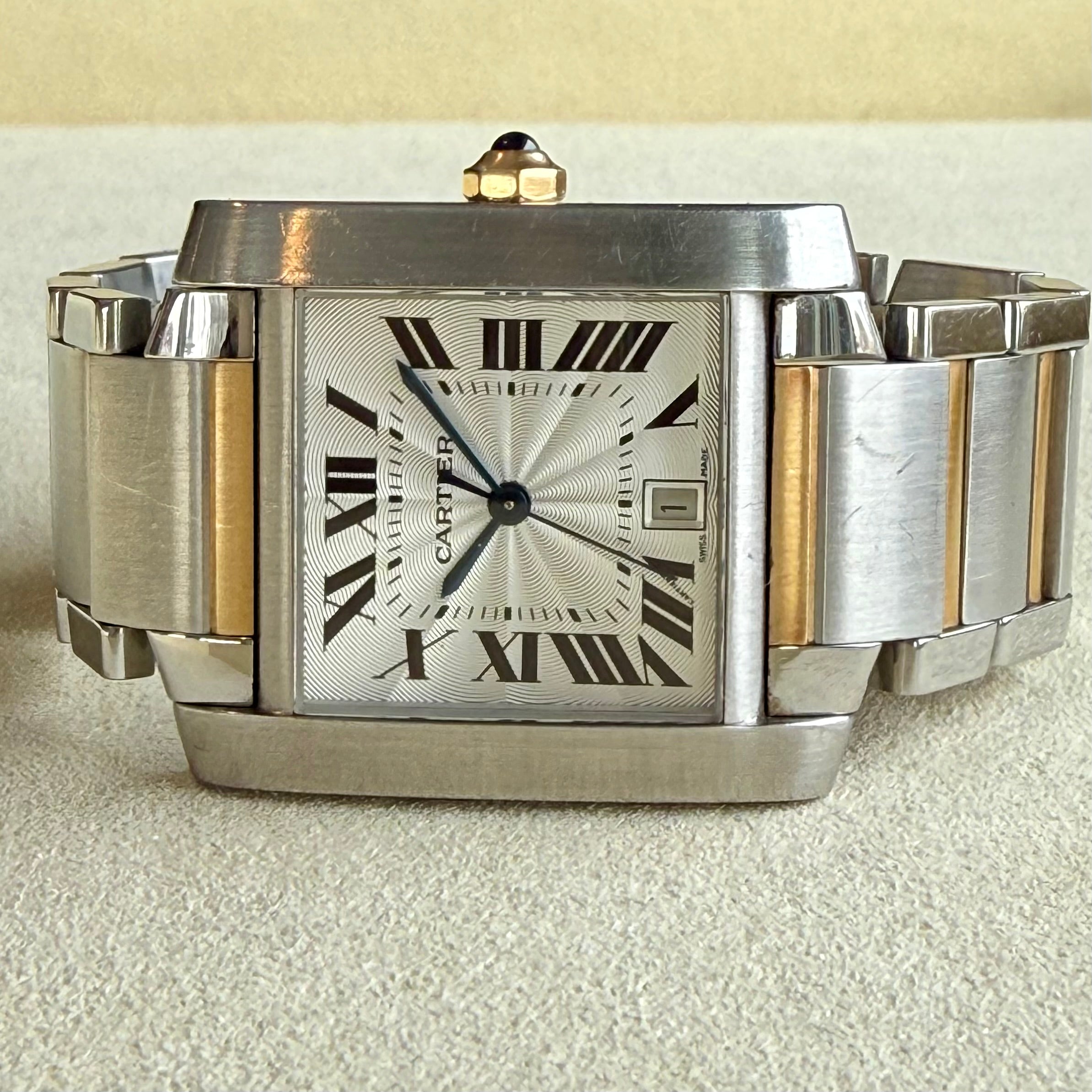 Cartier Tank Francaise Silver Dial W51005Q4