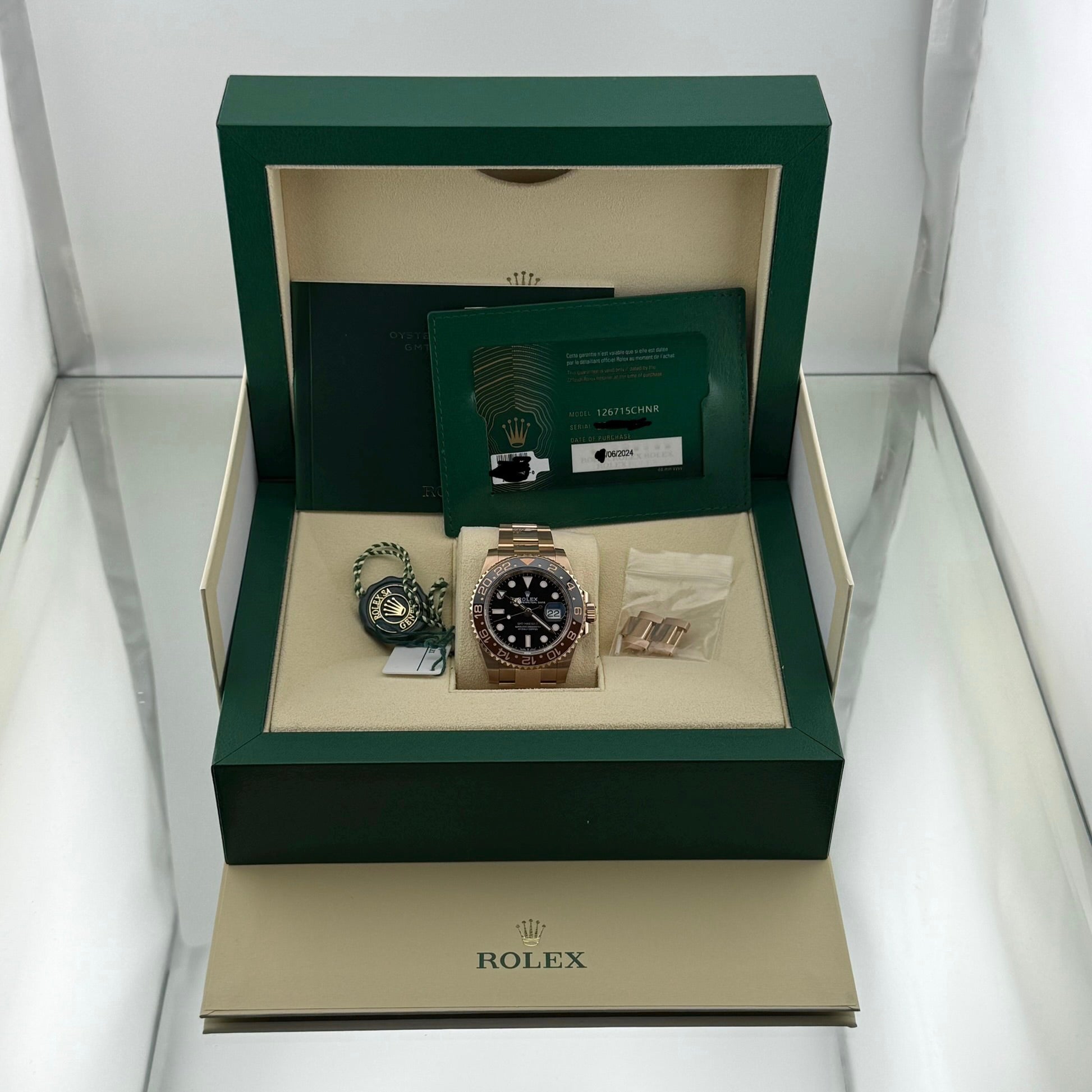 Rolex GMT-Master II "Root Beer" Black Dial 126715CHNR