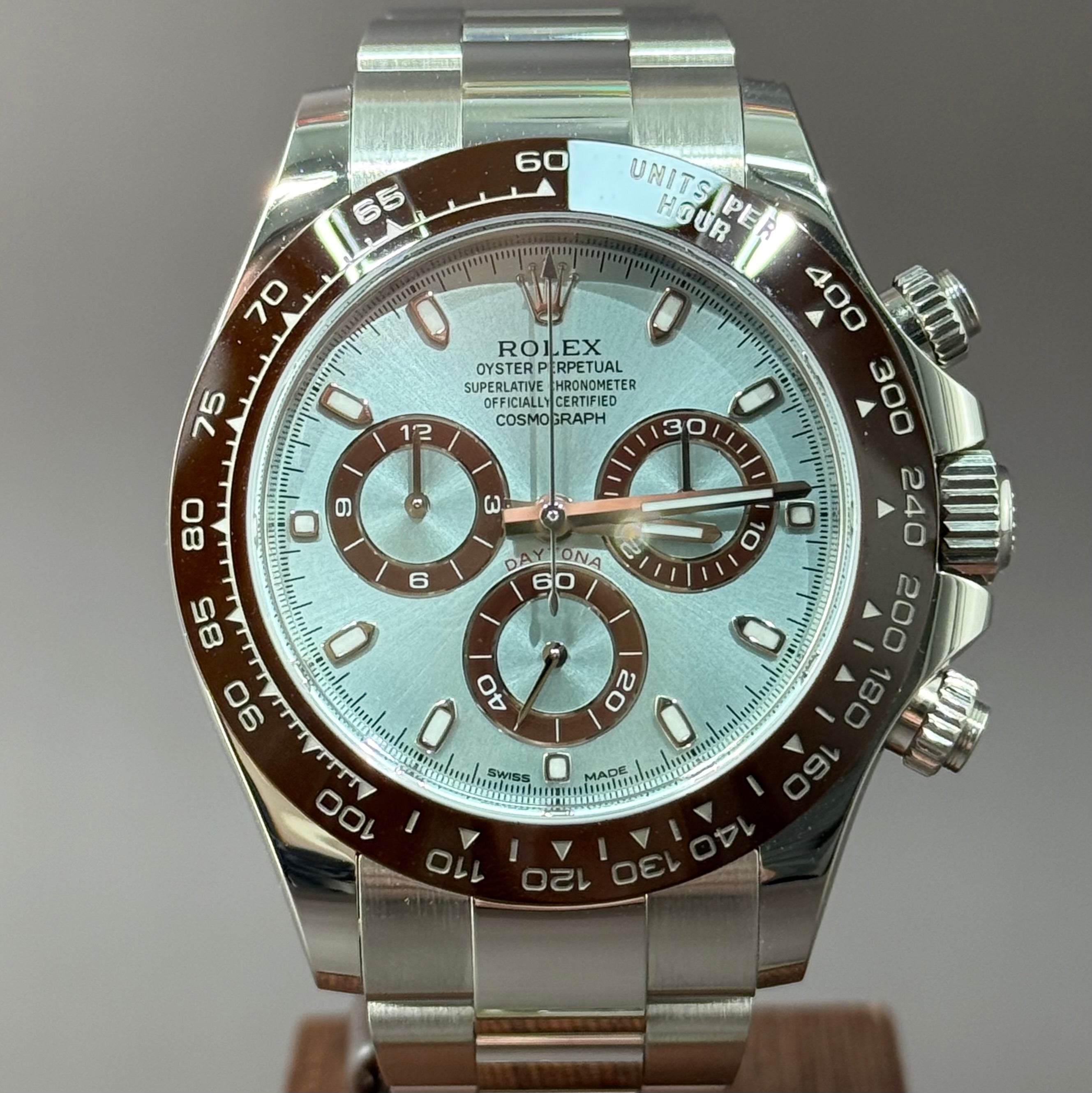 Rolex Daytona Ice Blue Index Dial 116506
