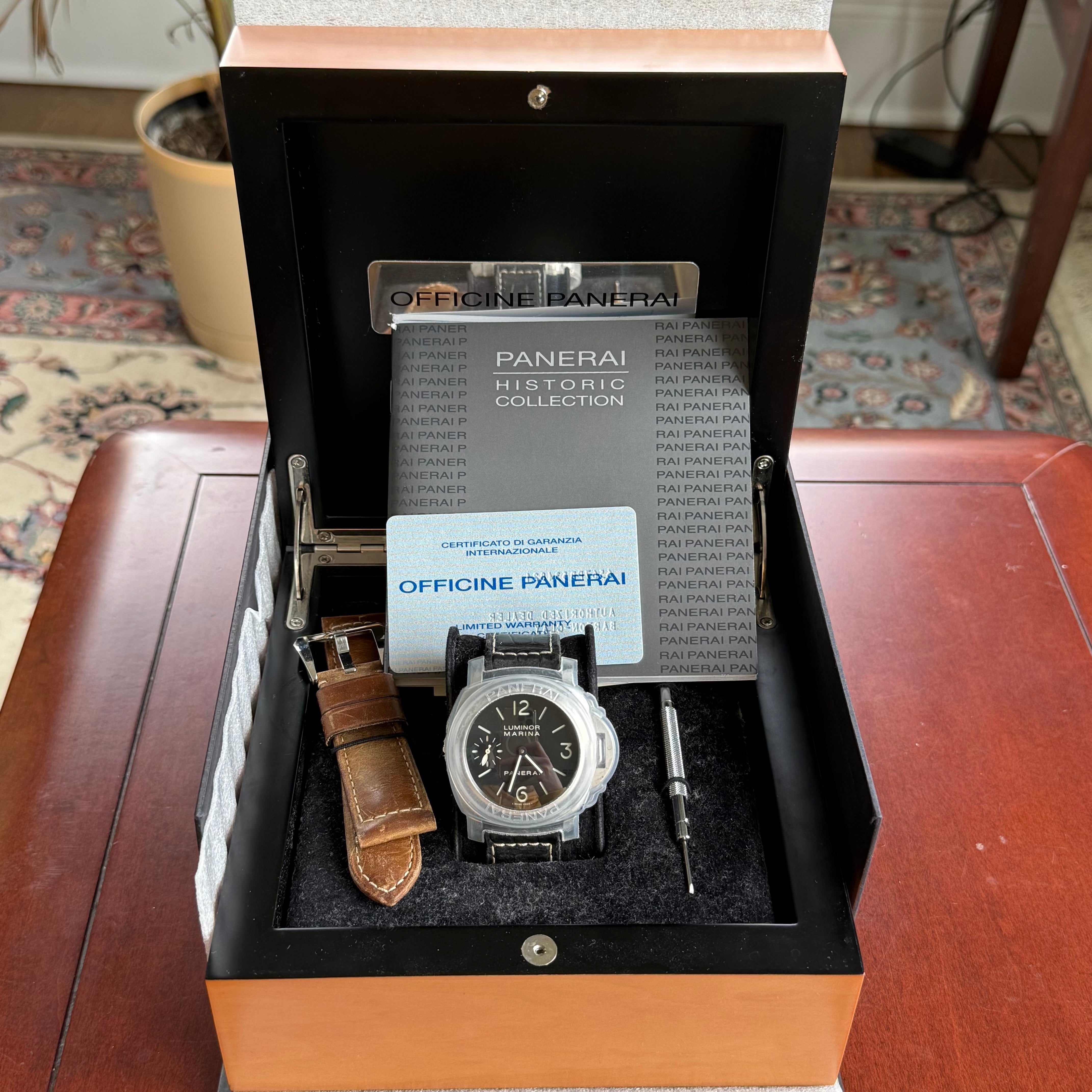 Panerai Luminor Marina Black Dial Pam00111