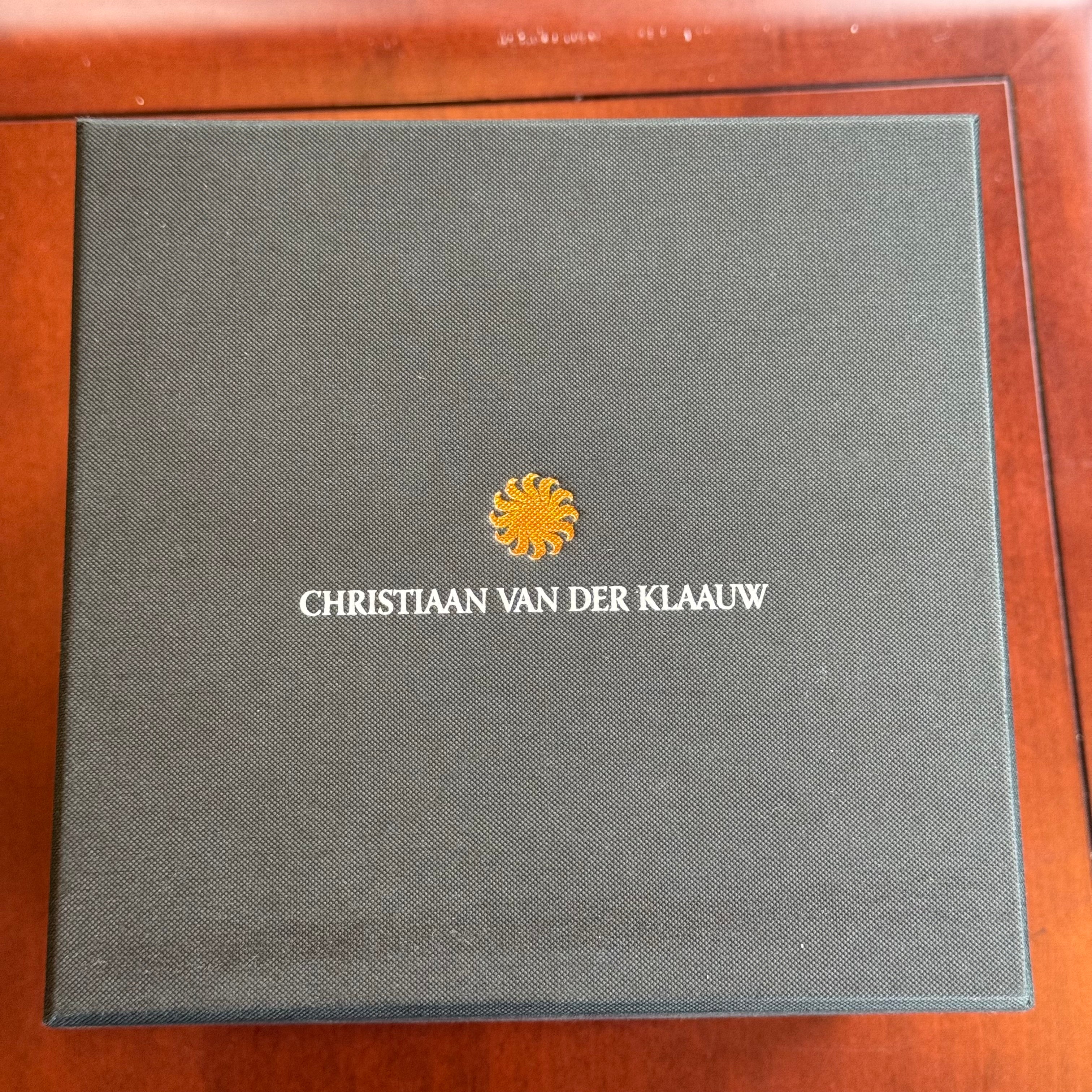 Christiaan Van Der Klaauw Planetarium Dunes of Mars Red aventurine glass with rodiumnized roman numerals Dial CKPM1105