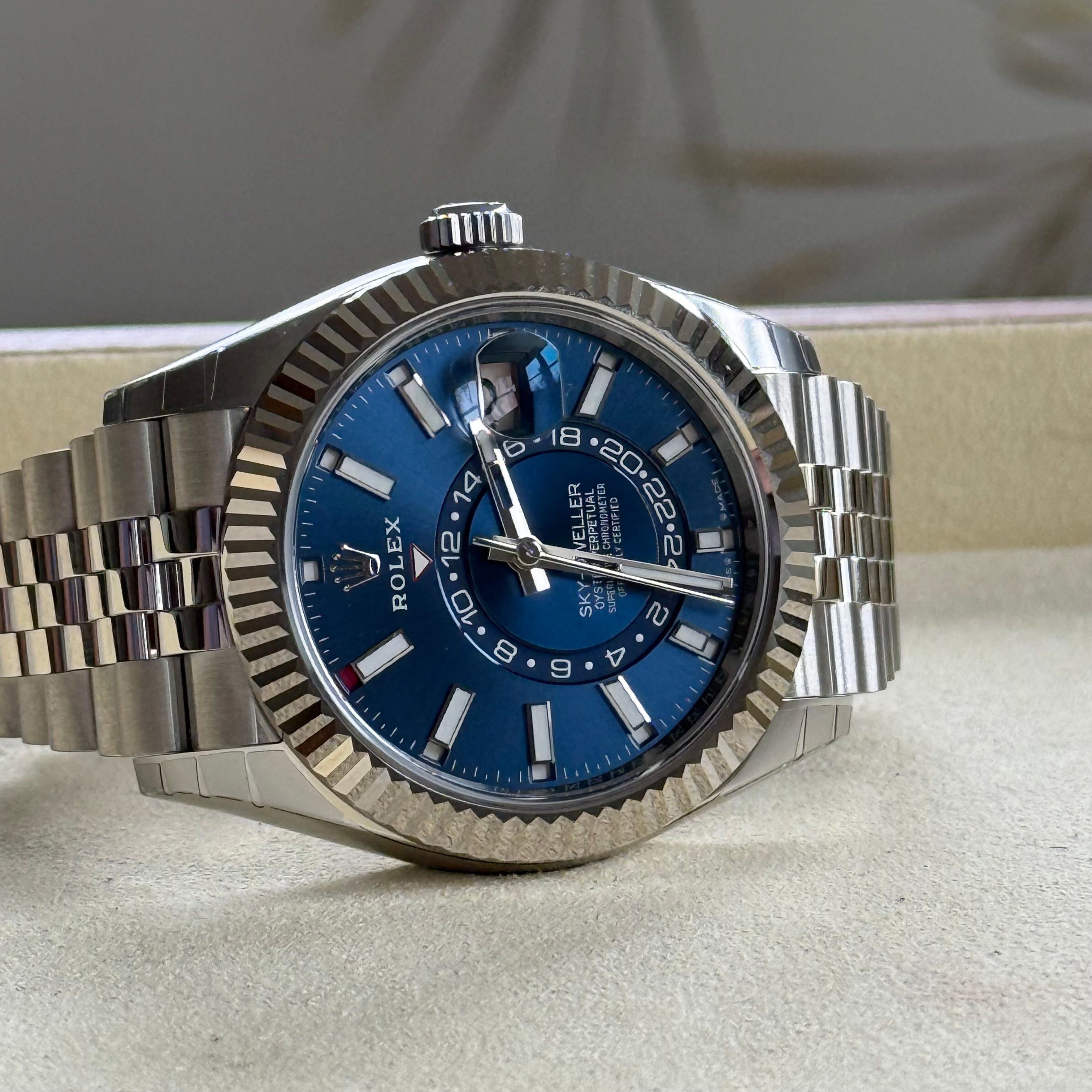 Rolex SkyDweller Blue Index Dial 336934
