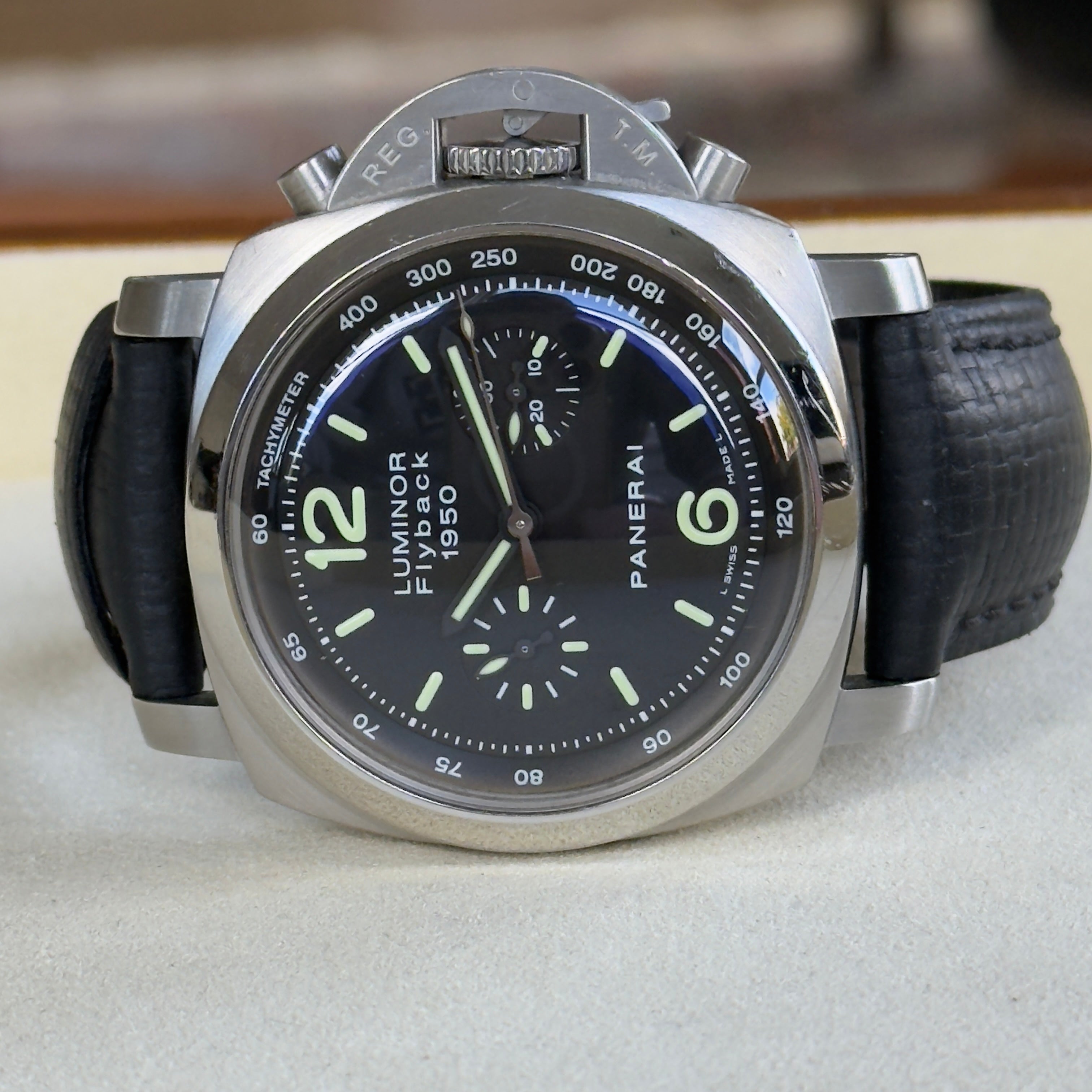 Panerai Luminor 1950 3 Days Chrono Flyback Black Dial PAM00212