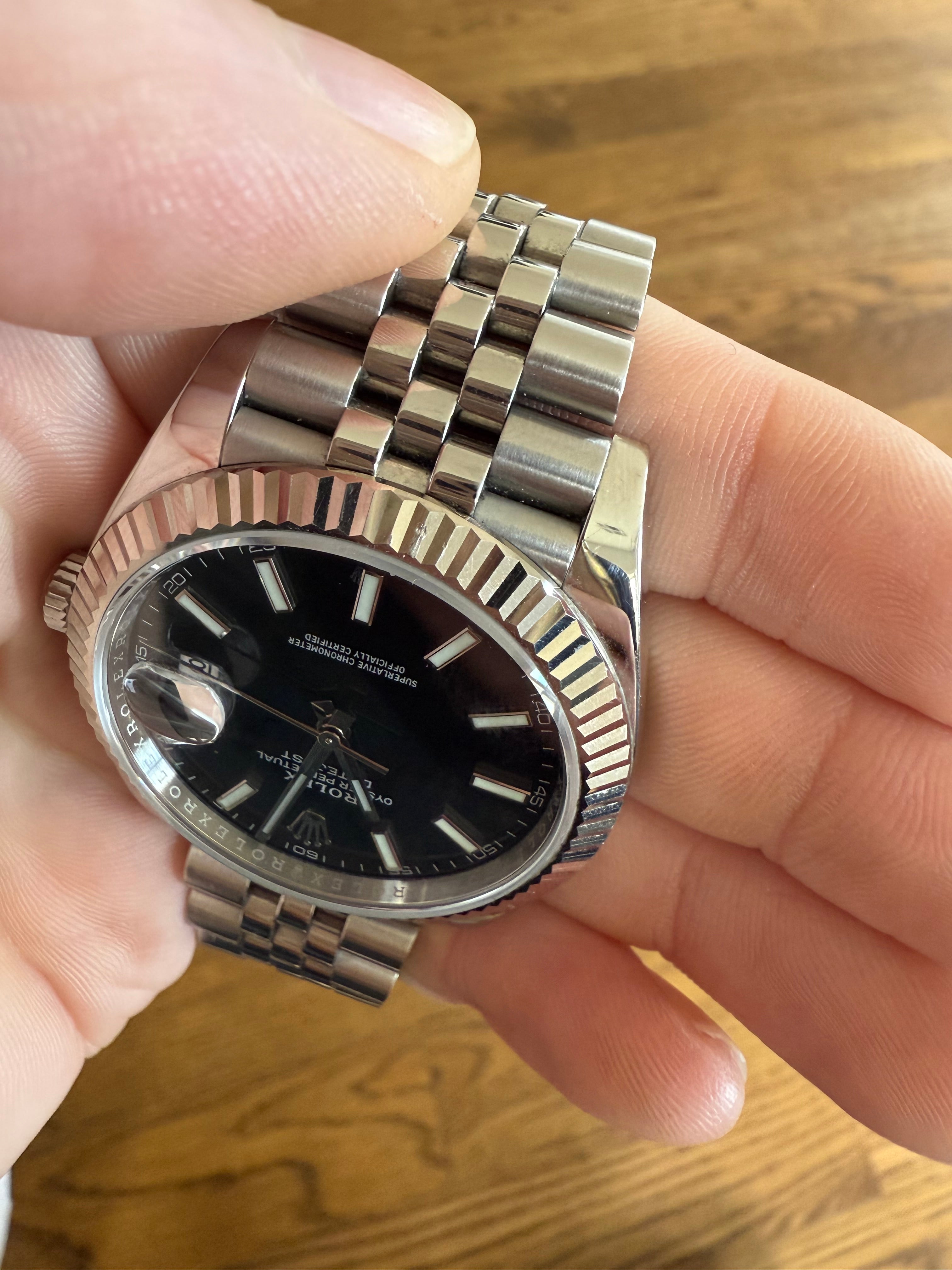 Rolex Datejust 41 Black Index Dial 126334