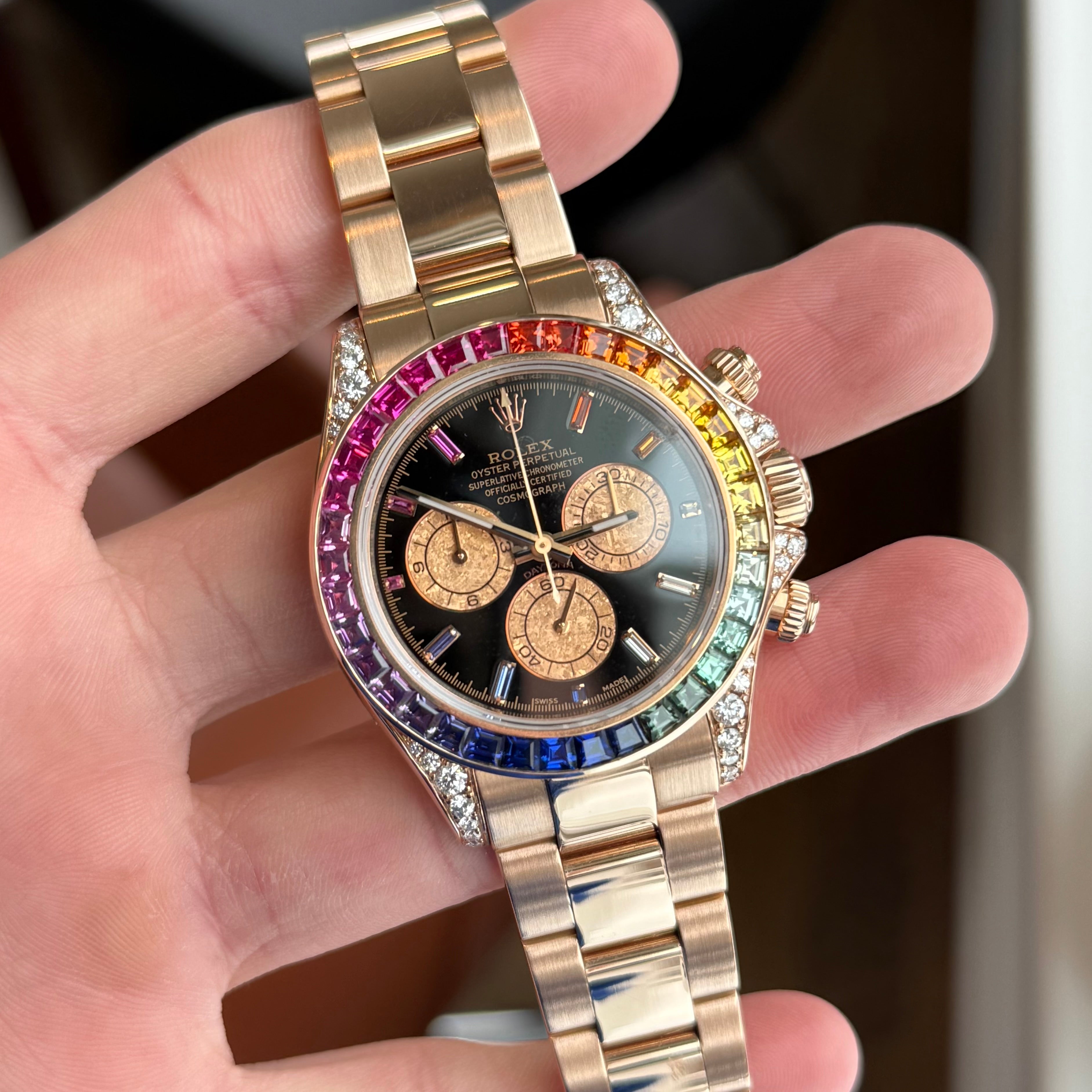 Rolex Daytona RBOW Converted Dial 116505