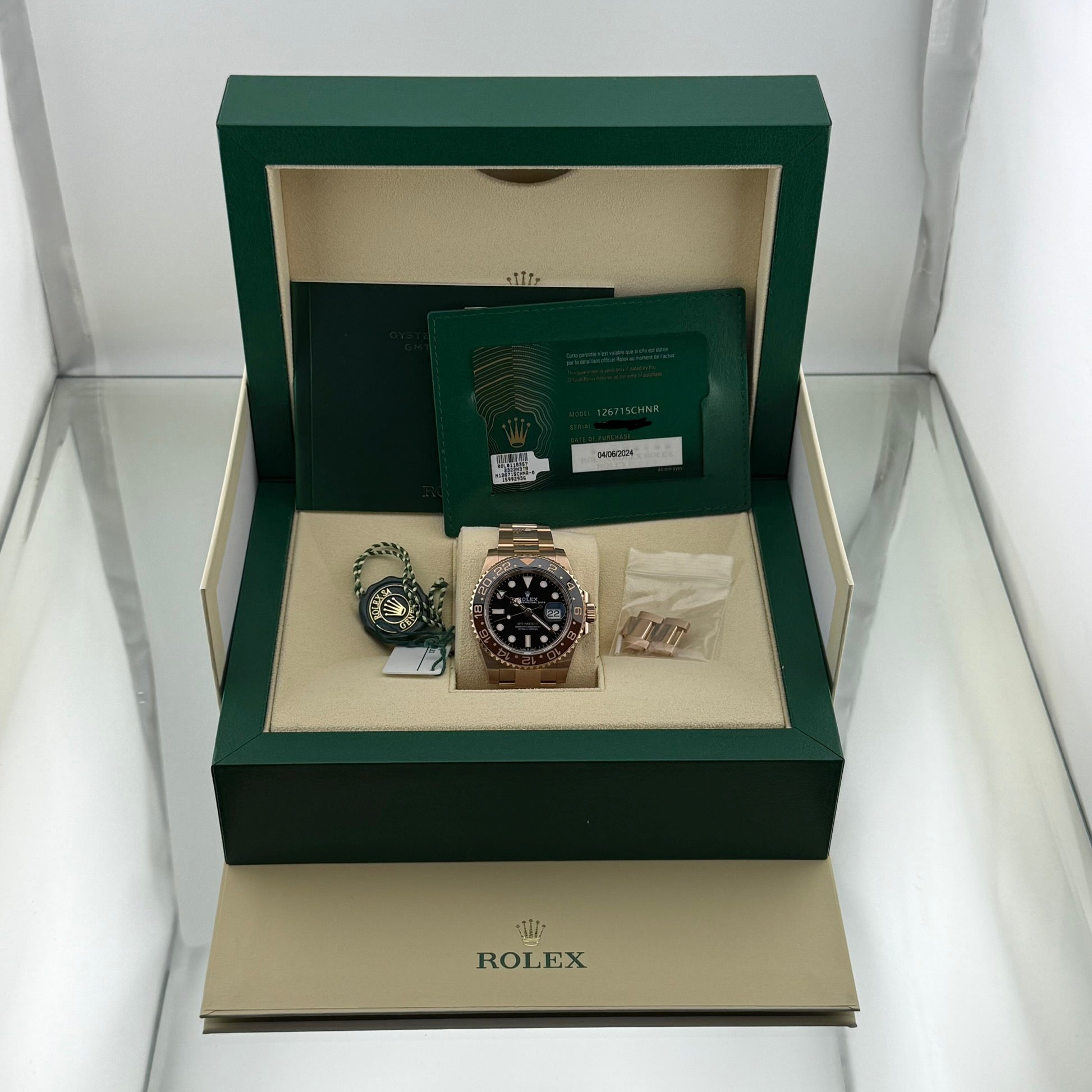 Rolex GMT-Master II "Root Beer" Black Dial 126715CHNR