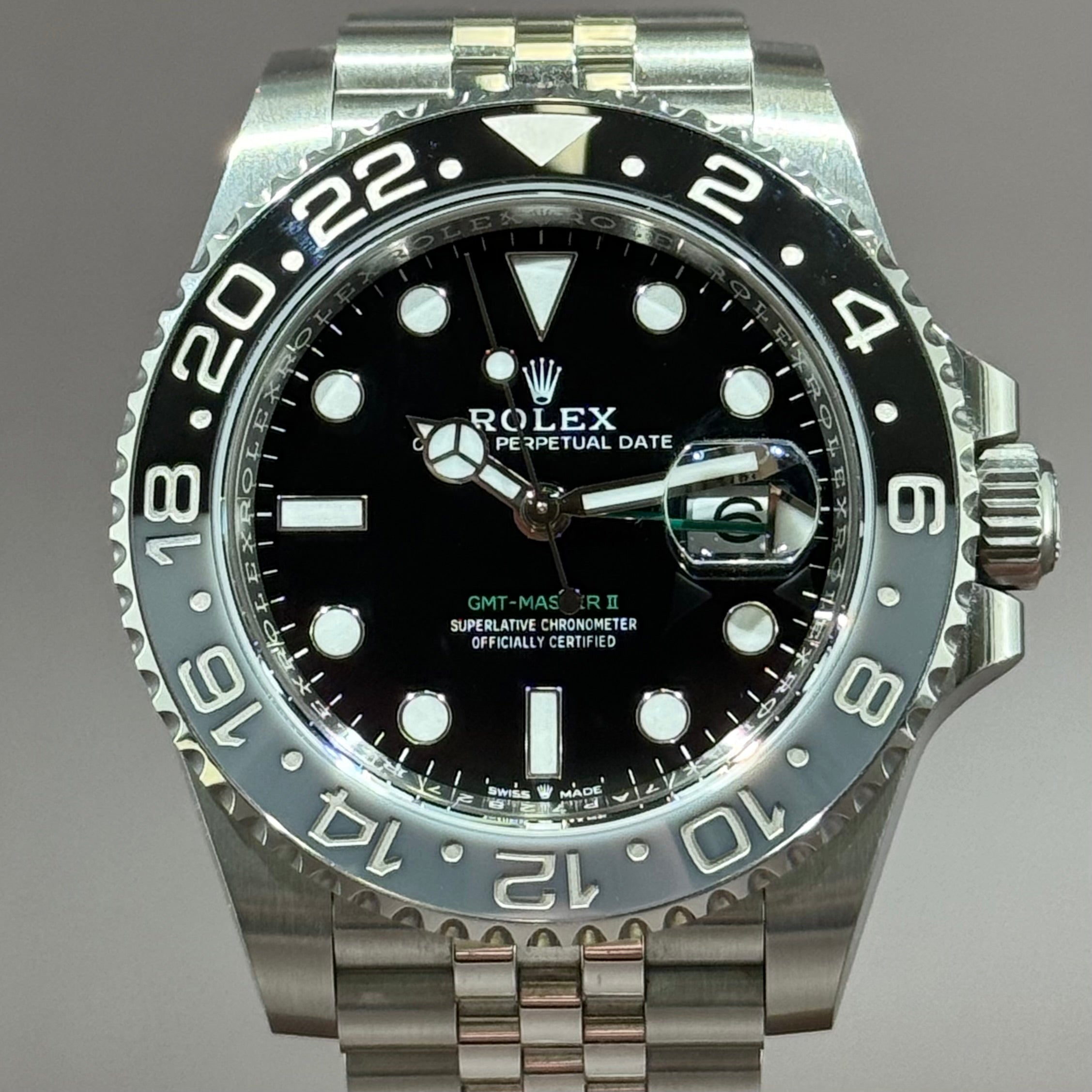 Rolex GMT-Master II Bruce Wayne Black Dial 126710GRNR