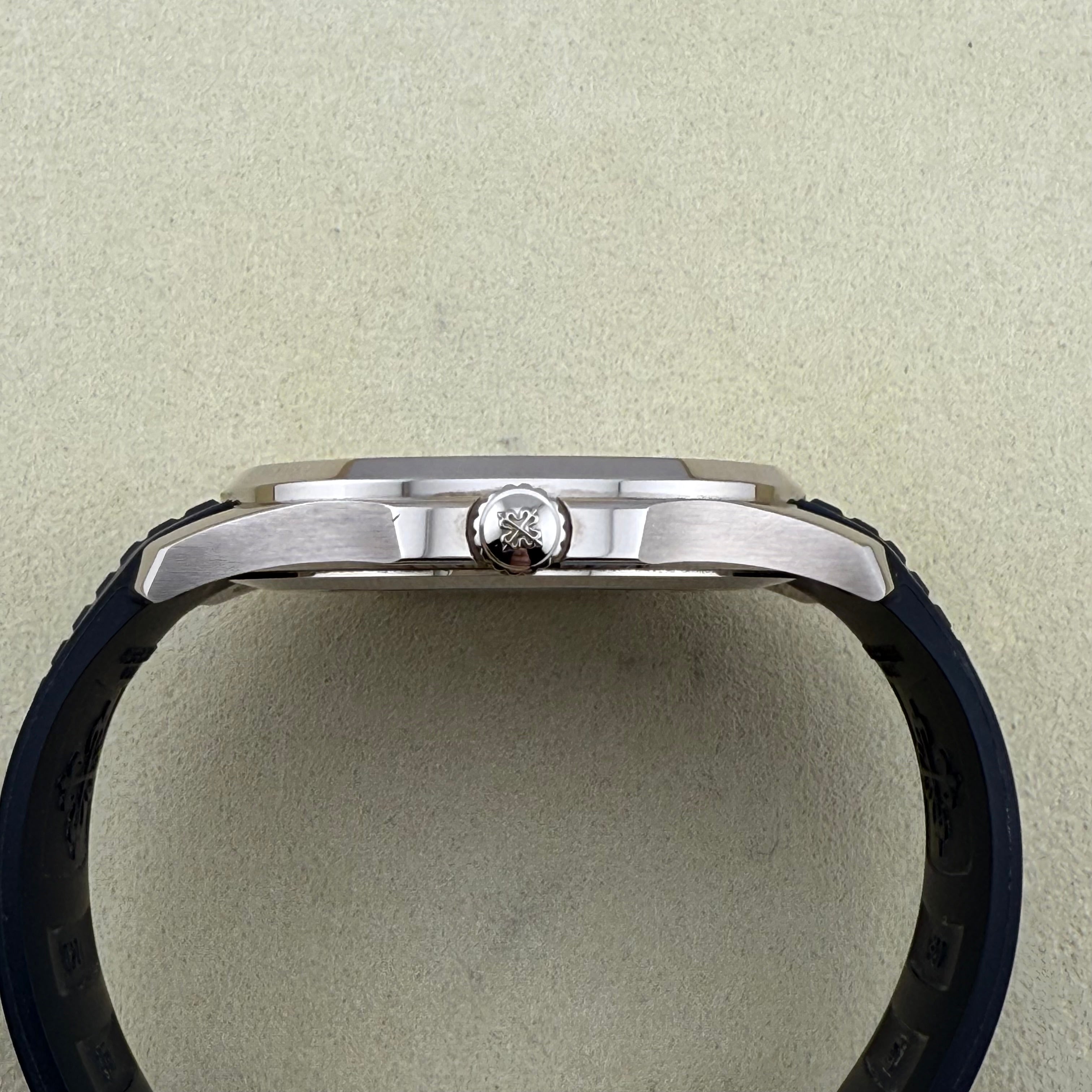 Patek Philippe Aquanaut Night Blue Embossed Dial 5168G-001