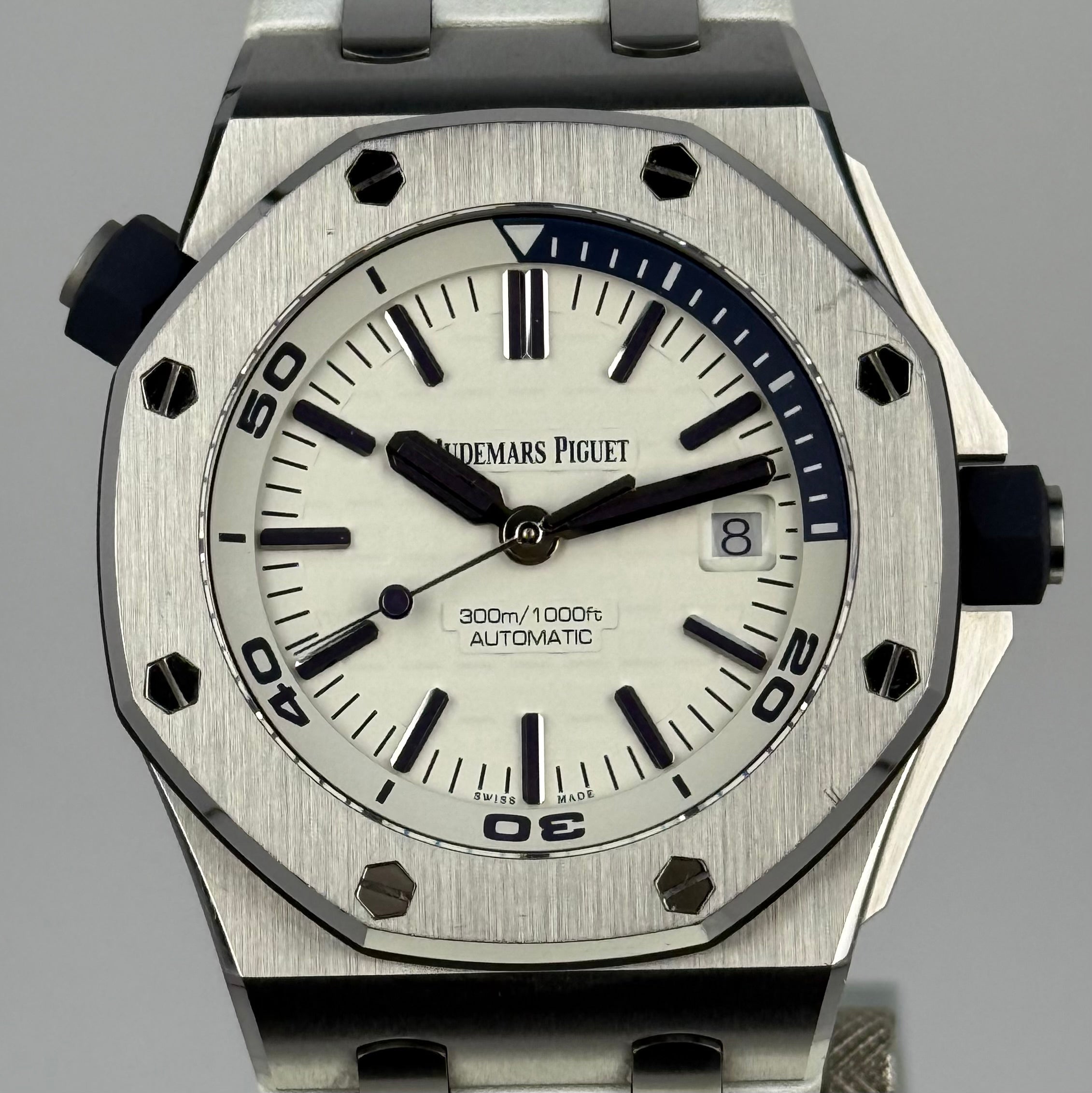Audemars Piguet Royal Oak Offshore Diver White Dial 15710ST.OO.A010CA.01