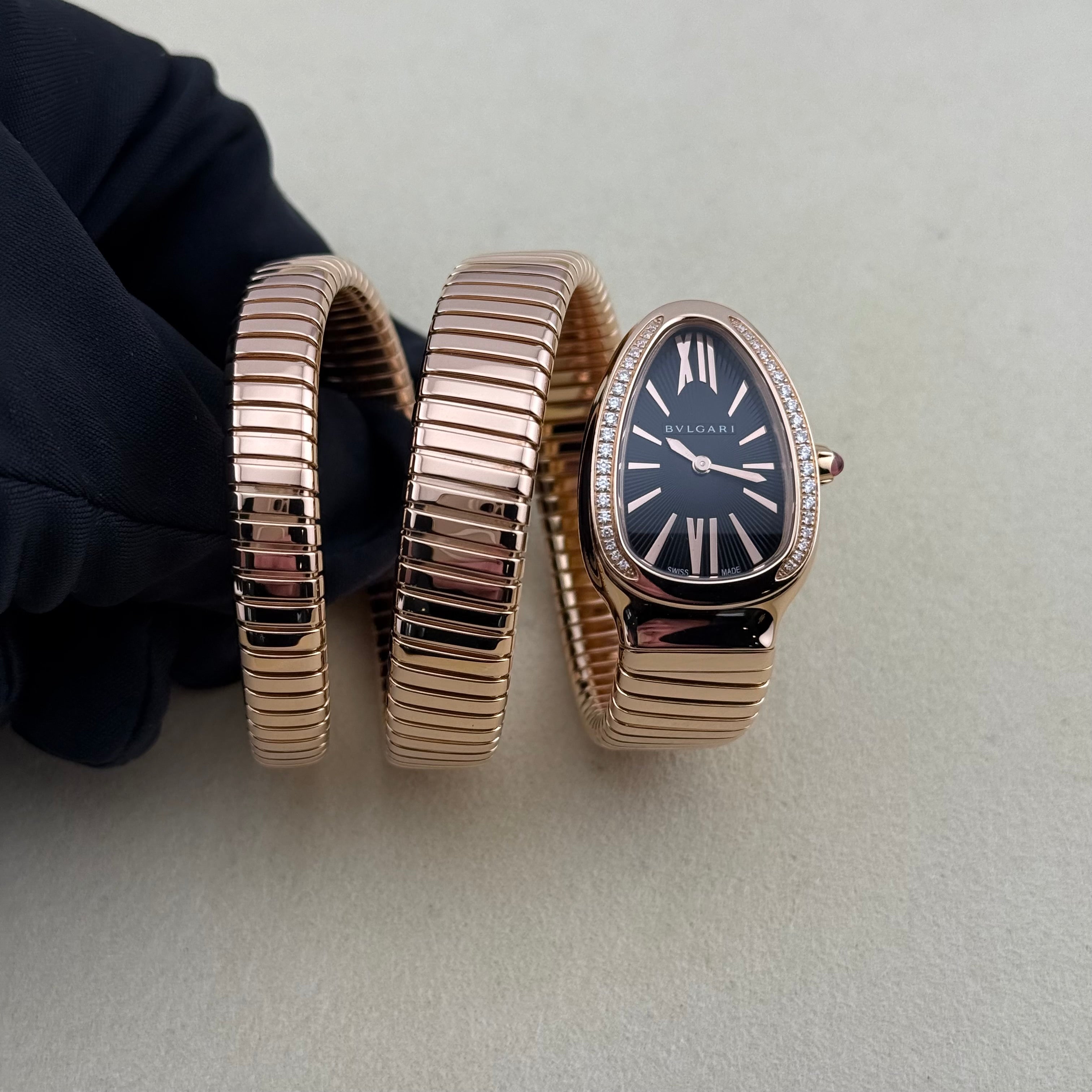 Bvlgari Serpenti Tubogas Black Dial 101814
