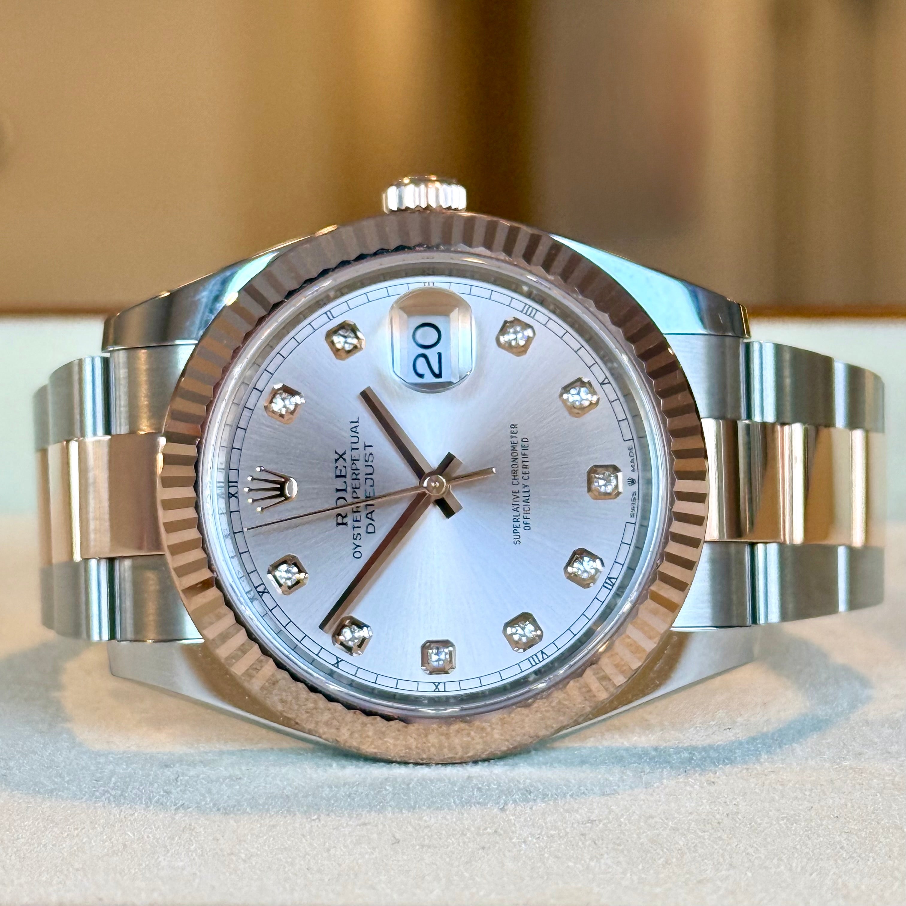 Rolex Datejust 41 Sundust Diamond Dial 126331