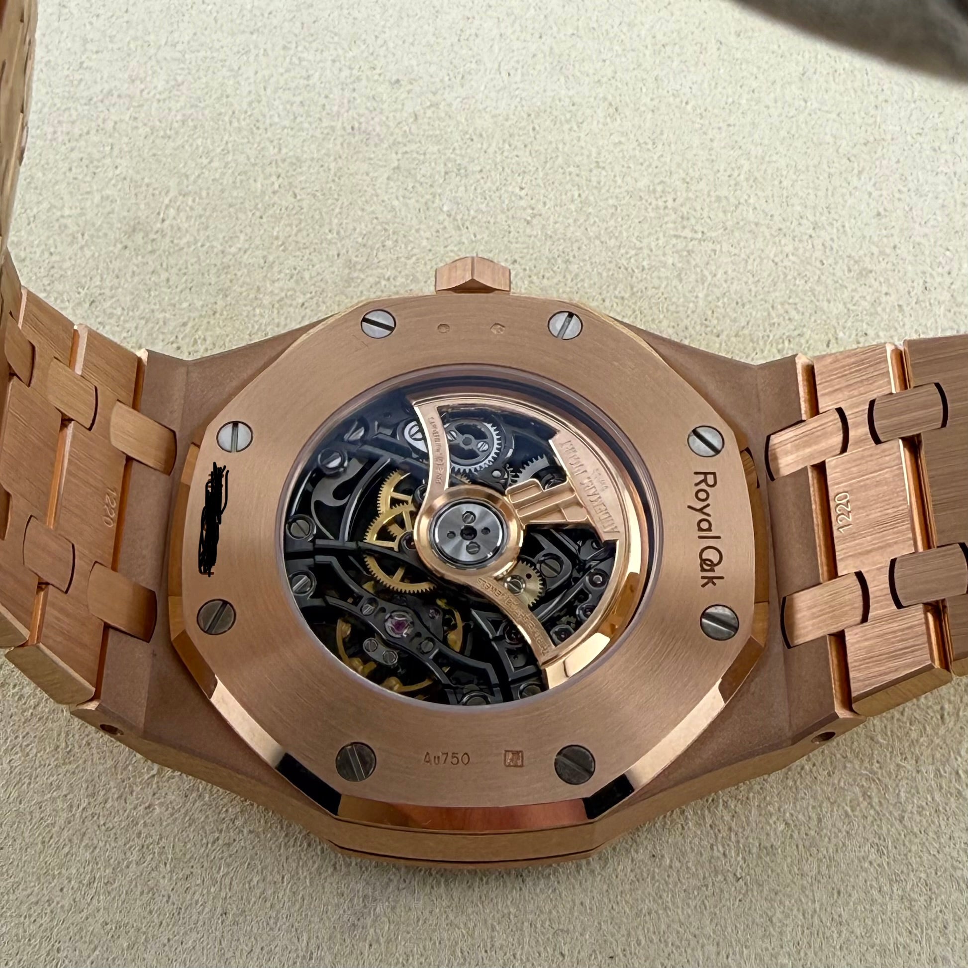 Audemars Piguet Royal Oak Double Balance Wheel Openworked Skeleton Dial 15407OR.OO.1220OR.01