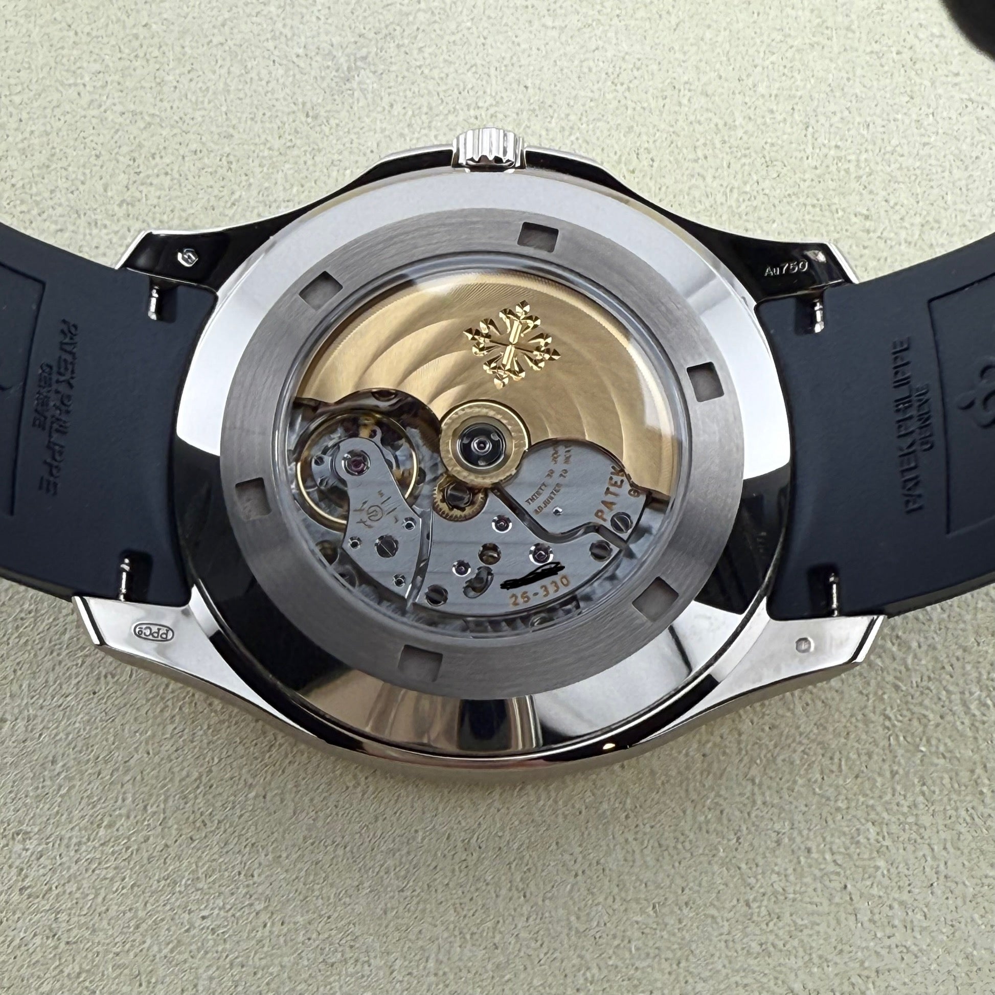 Patek Philippe Aquanaut Night Blue Embossed Dial 5168G-001