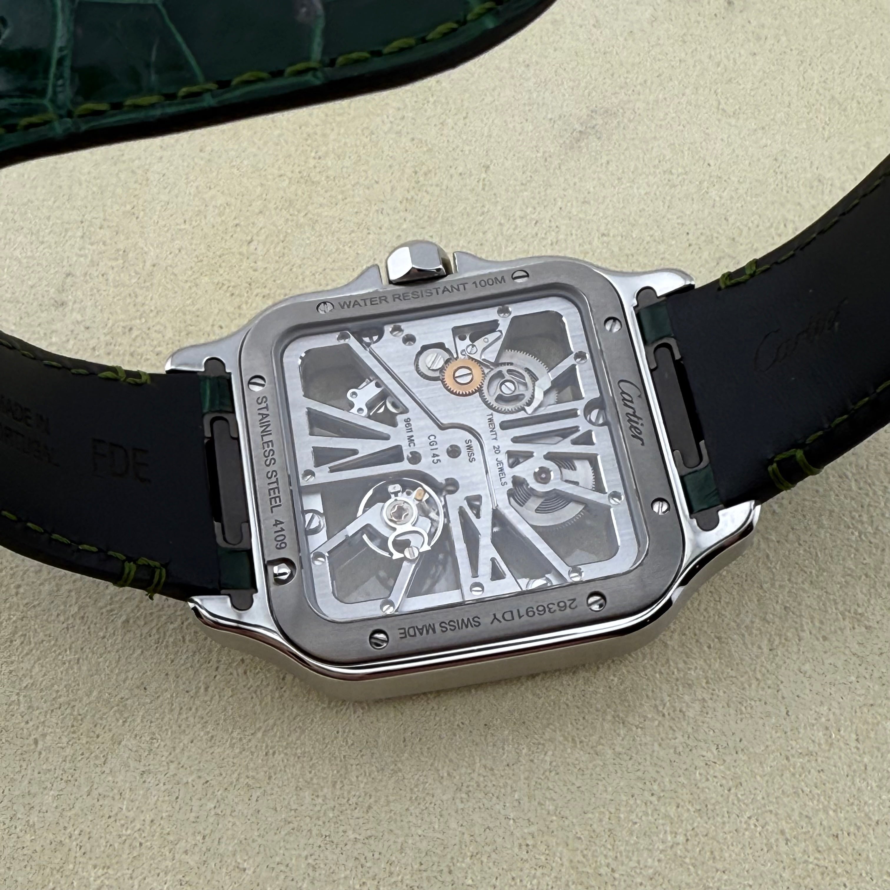 Cartier Santos de Cartier Large Skeleton Dial WHSA0028