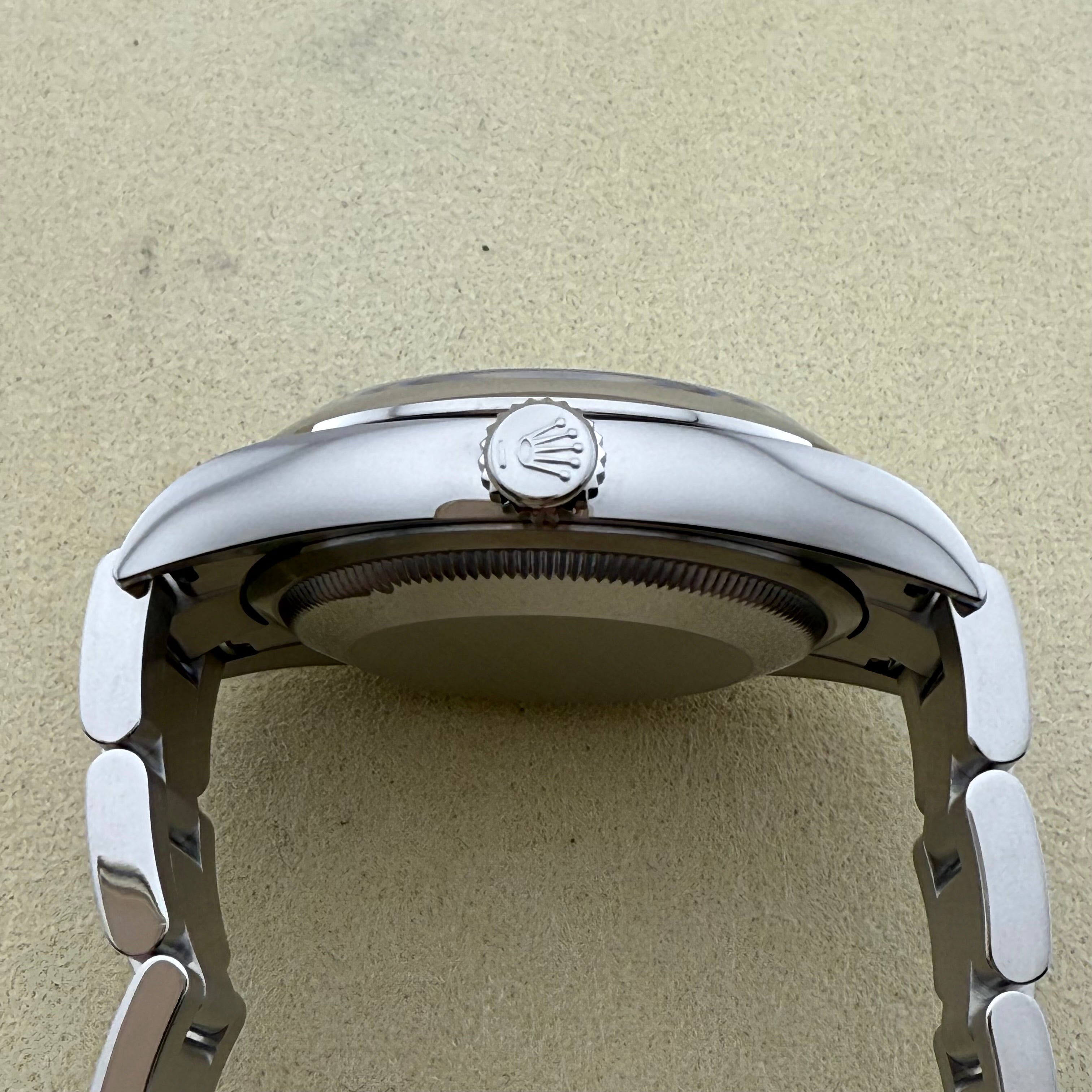 Rolex Oyster Perpetual 36 Turquoise Blue Index Dial 126000