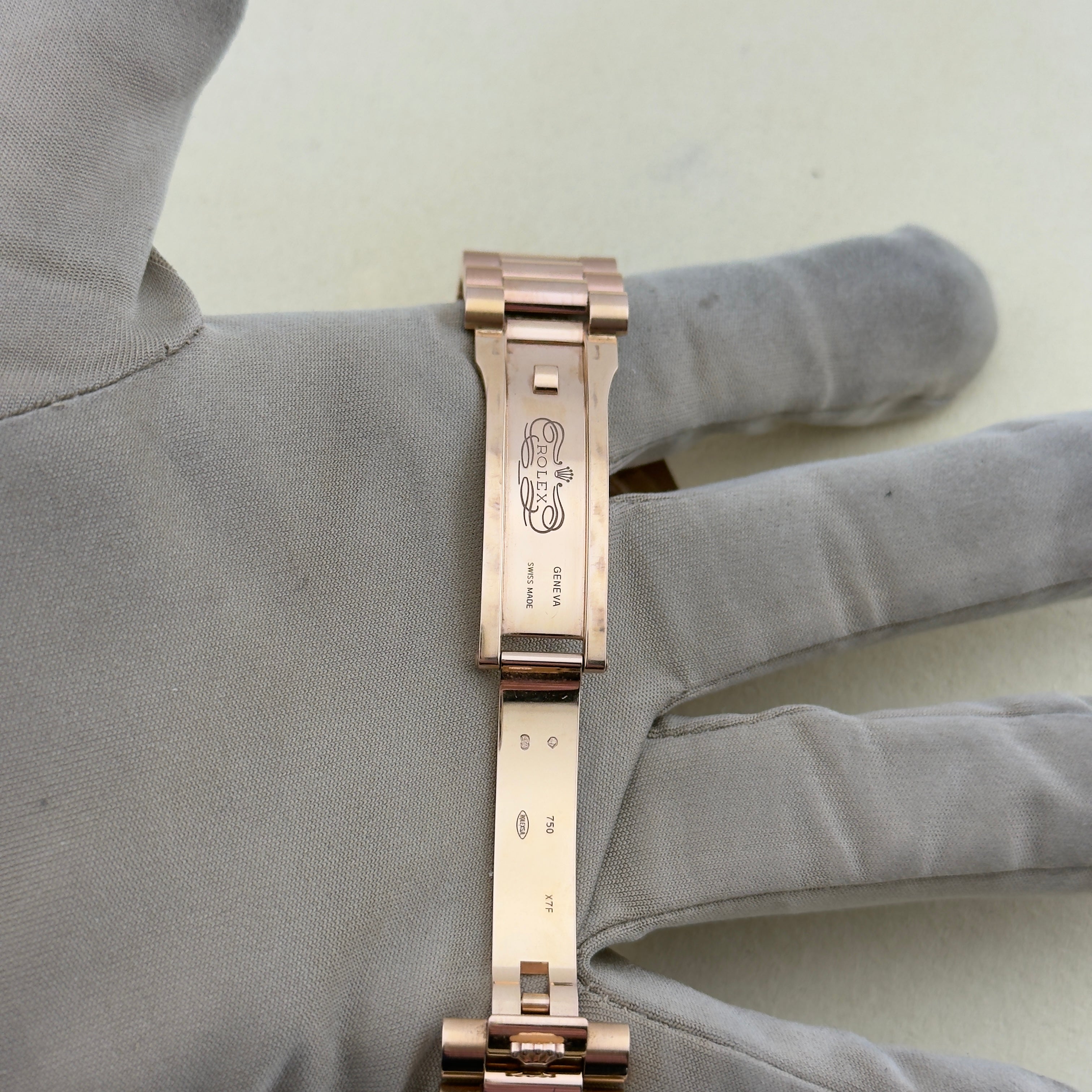 Rolex Day Date II Chocolate Roman Dial 218235