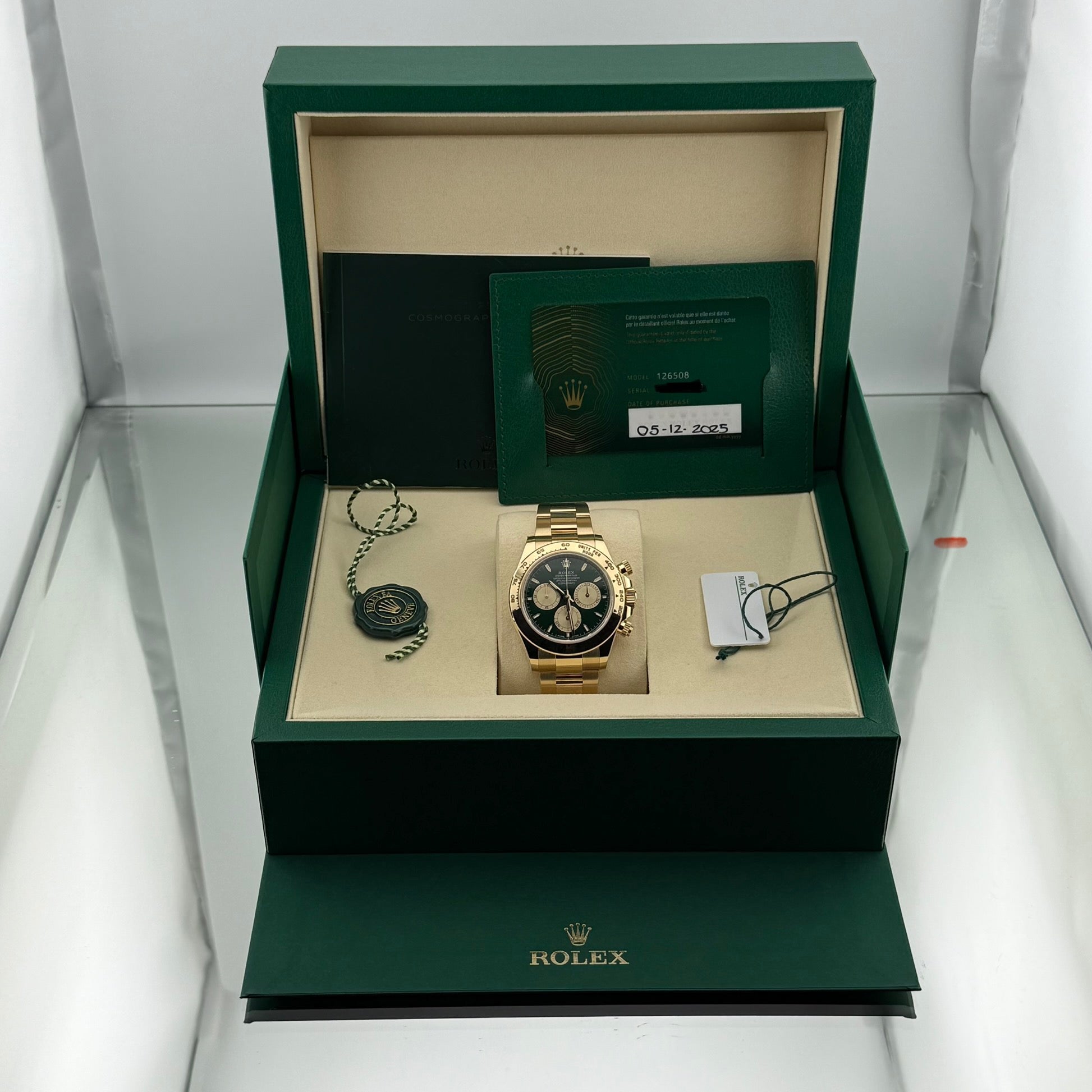 Rolex Daytona Green Index Dial 126508